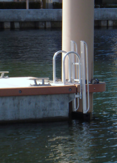 FloatStep Ladder at Palm Harbor Marina